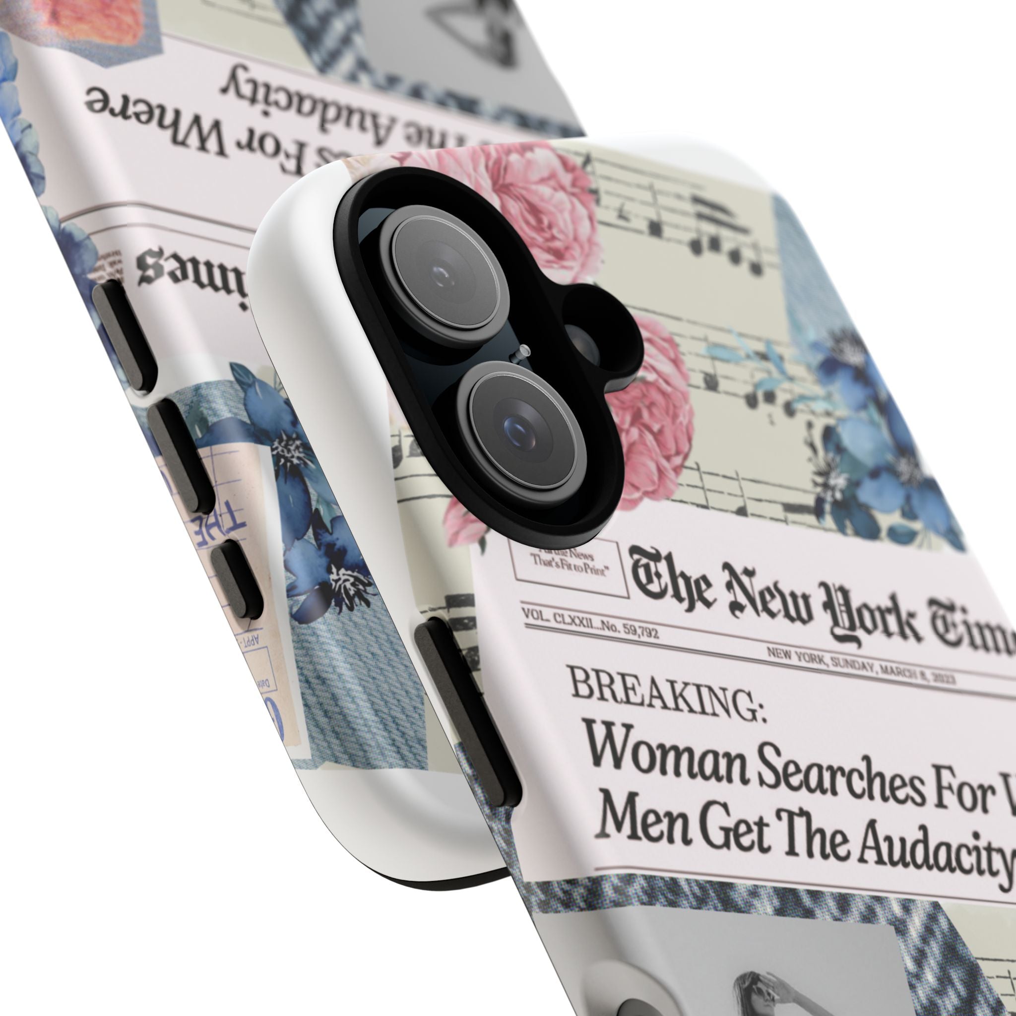 “The Audacity” Collage Phone Case — Retail Therapy Original