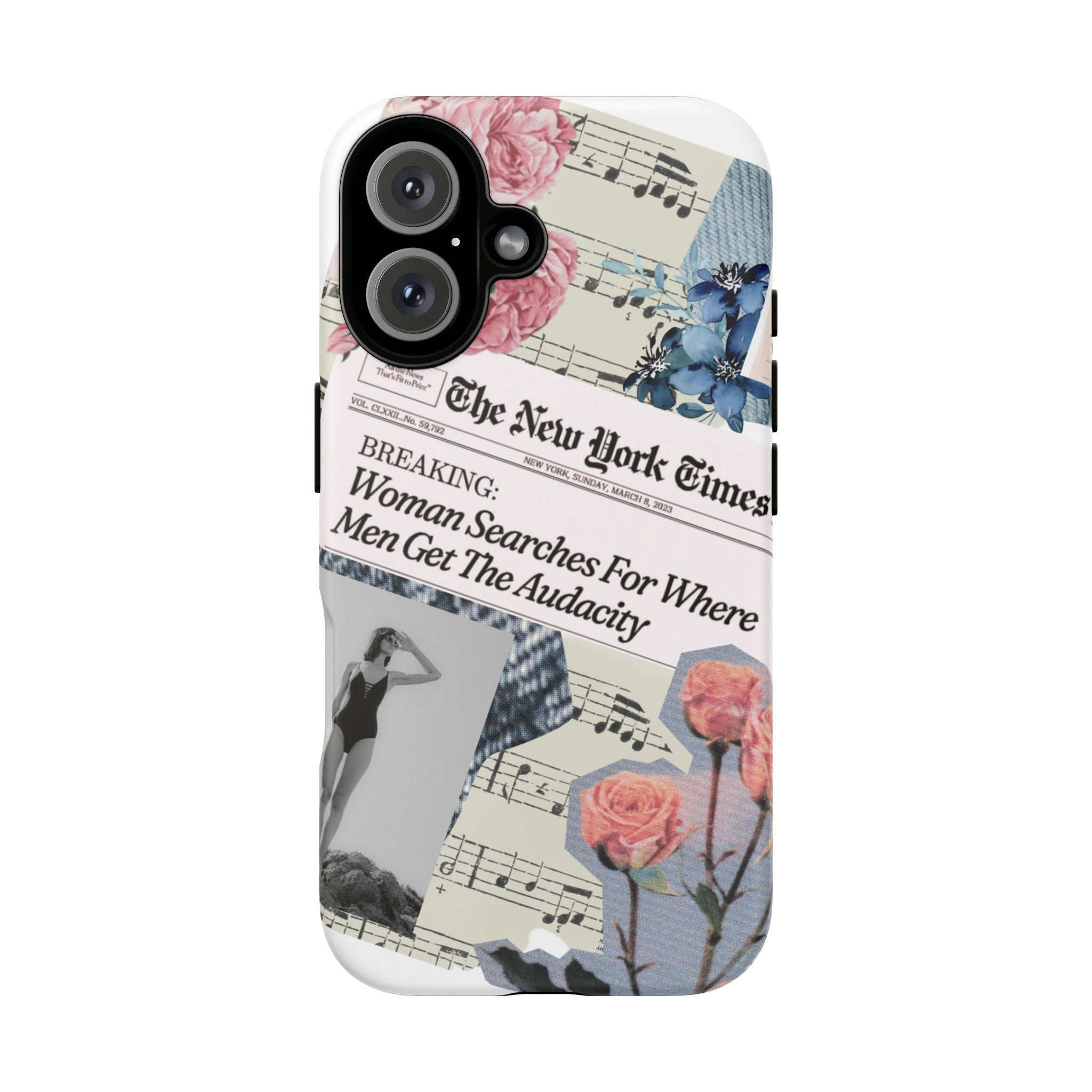 “The Audacity” Collage Phone Case — Retail Therapy Original