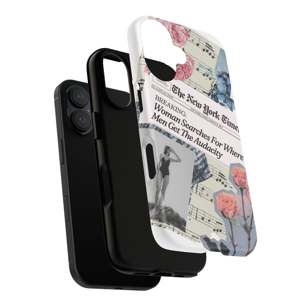 “The Audacity” Collage Phone Case — Retail Therapy Original